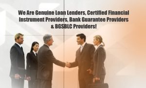 Business professionals shaking hands, representing loan lenders, financial instrument providers, and bank guarantee services.